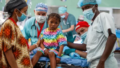 Enfant à Madagascar dans le cadre de Operation Smile